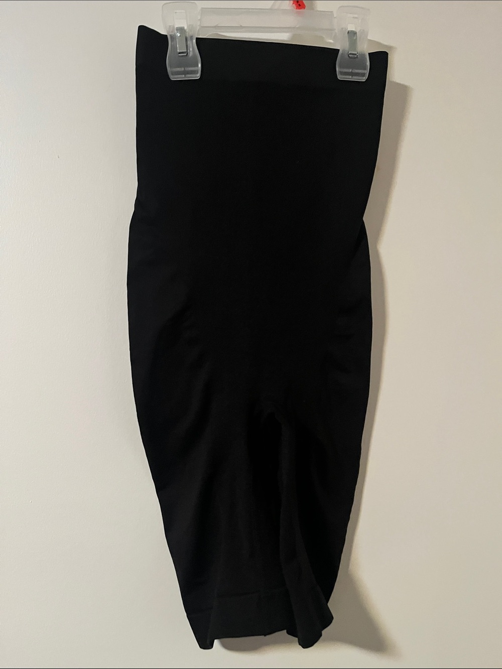 Franato Sleek Black Pencil Skirt